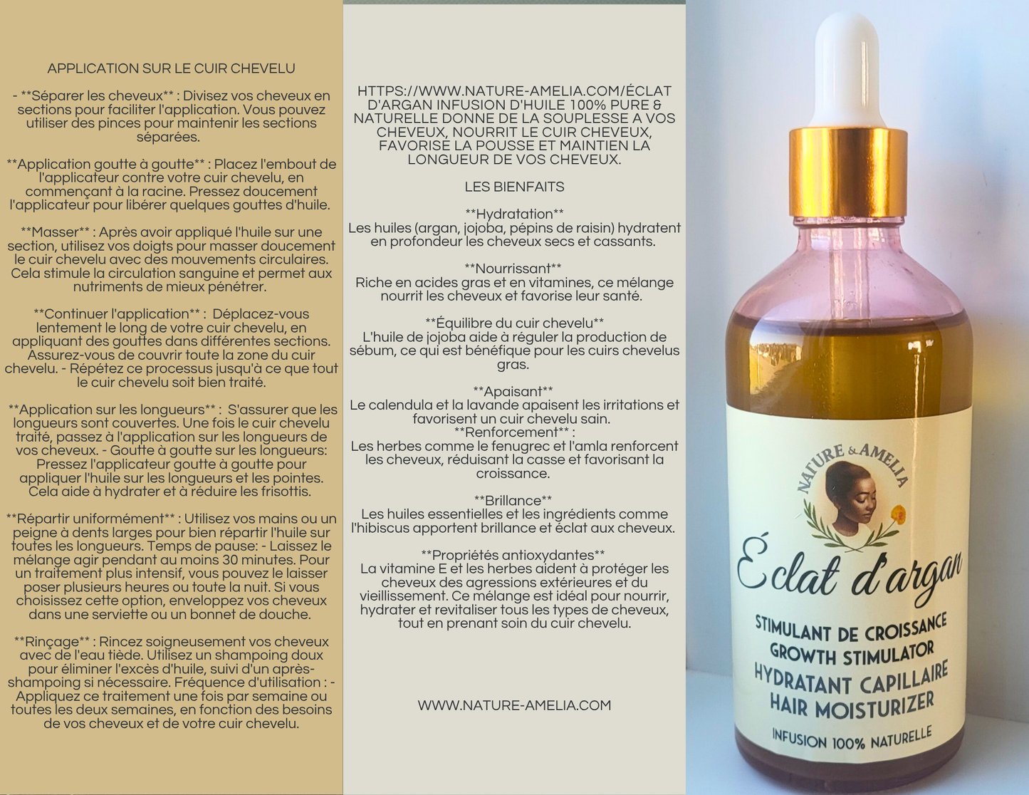 NATURE&AMELIA               Éclat d'argan♡